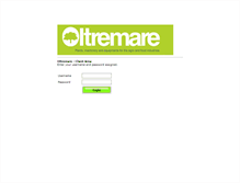 Tablet Screenshot of customercare.oltremare.biz
